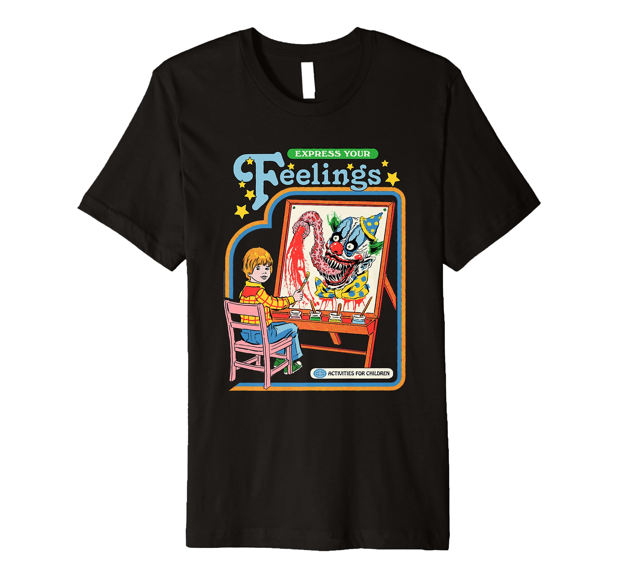 Steven Rhodes Express Your Feelings T-Shirt - Novelty Apparel for Adults - T-Shirt, Sweatshirt, Hoodie