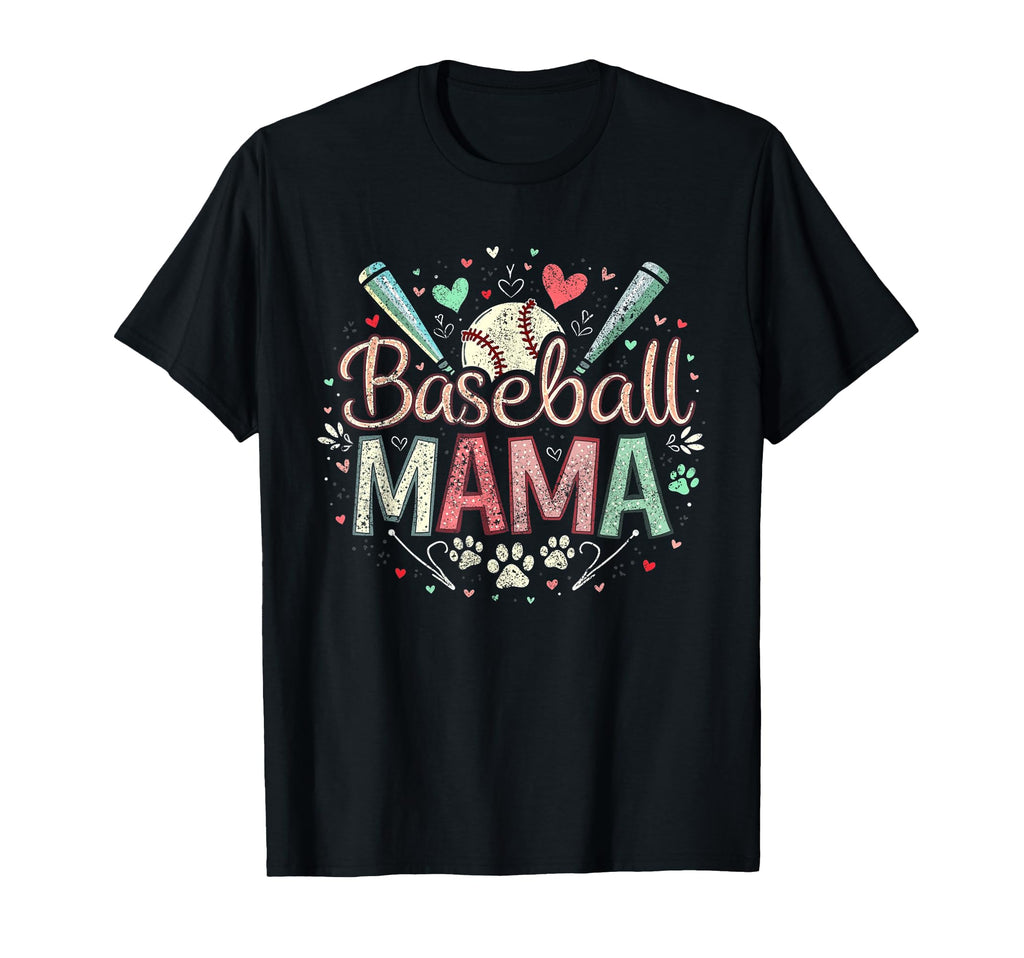 Funny Dog Mom T Shirts Baseball Mama T-Shirt - Streetwear Style Men Women - T-Shirt, Sweatshirt, Hoodie