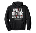 Baseball Dad Funny Baseball Player Hoodie - Fun Novelty Design for Adults - T-Shirt, Sweatshirt, Hoodie