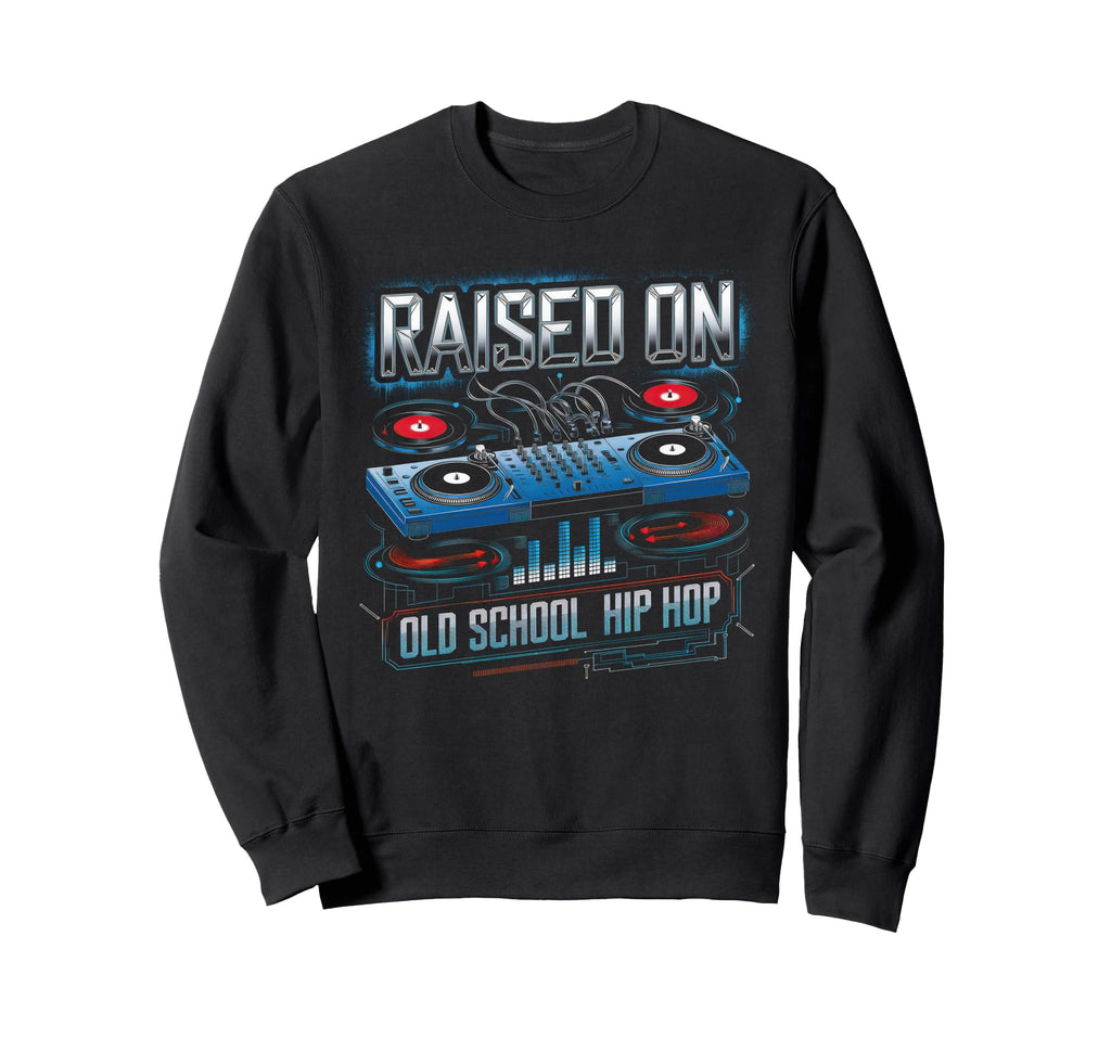 Raised Old School Graffiti Sweatshirt - Casual Everyday Wear for Adults - T-Shirt, Sweatshirt, Hoodie