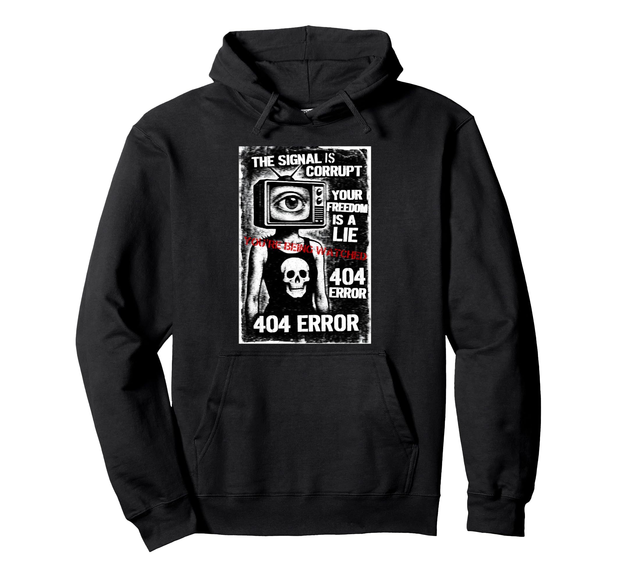 Punk Rock 90S Grunge Urban Street Art Hoodie - Aesthetic Graphic Unisex - T-Shirt, Sweatshirt, Hoodie