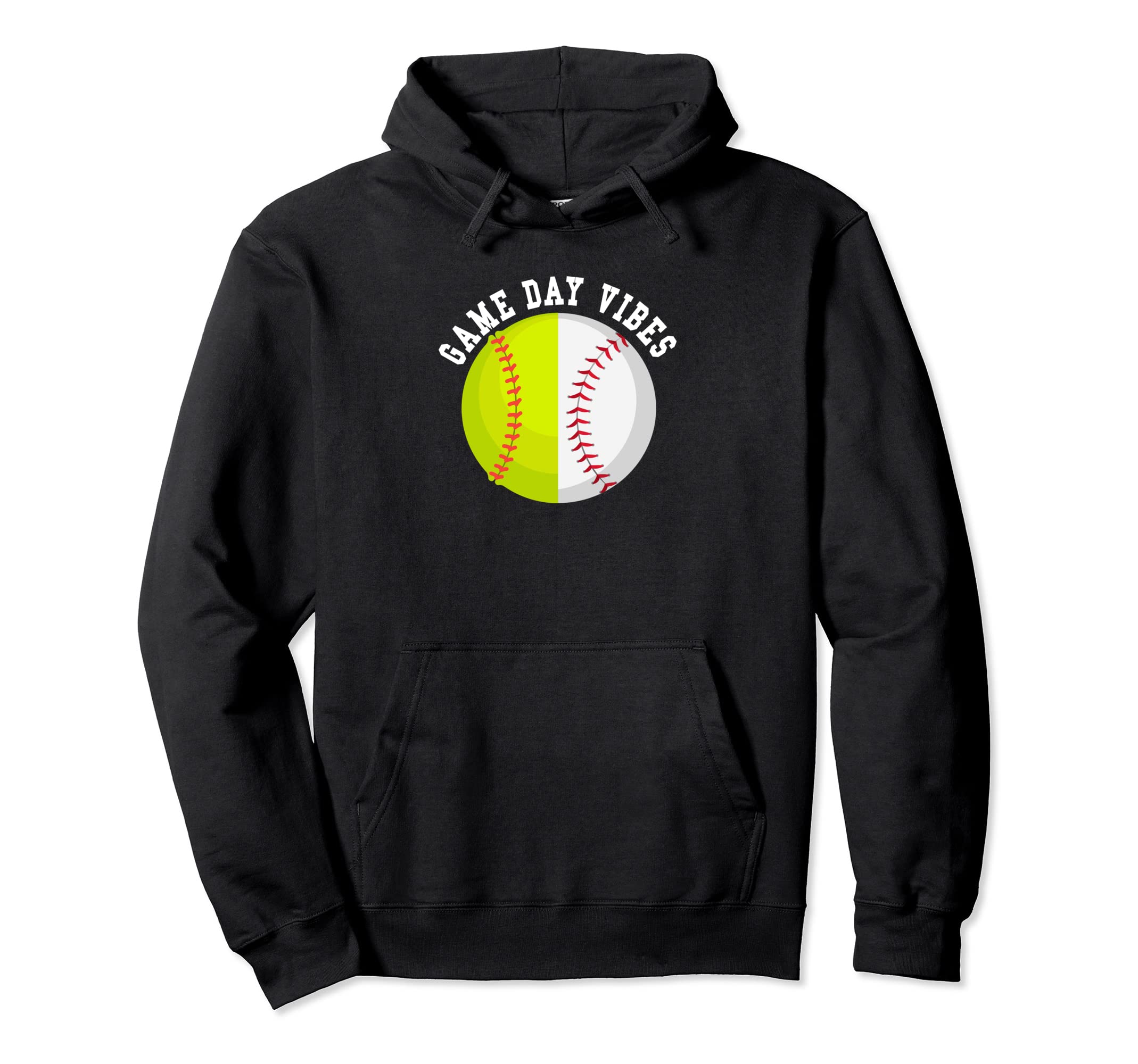 Game Day Vibes Softball Baseball Dad Hoodie - Streetwear Style Men Women - T-Shirt, Sweatshirt, Hoodie