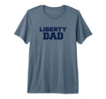 Liberty University Flames Dad Tri T-Shirt - Minimalist Print for Adults - T-Shirt, Sweatshirt, Hoodie