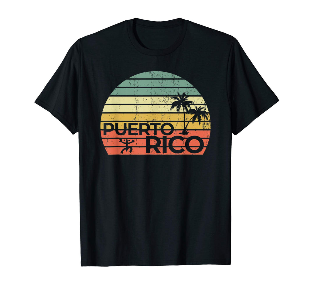 Puerto Rico Sunset Palm Tree T-Shirt - Novelty Apparel Unisex - T-Shirt, Sweatshirt, Hoodie