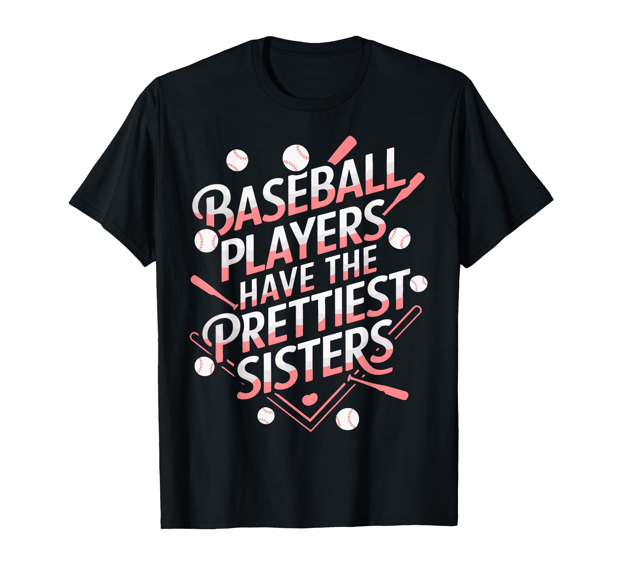 Baseball Sister Baseball Players T-Shirt - Aesthetic Graphic Men Women - T-Shirt, Sweatshirt, Hoodie