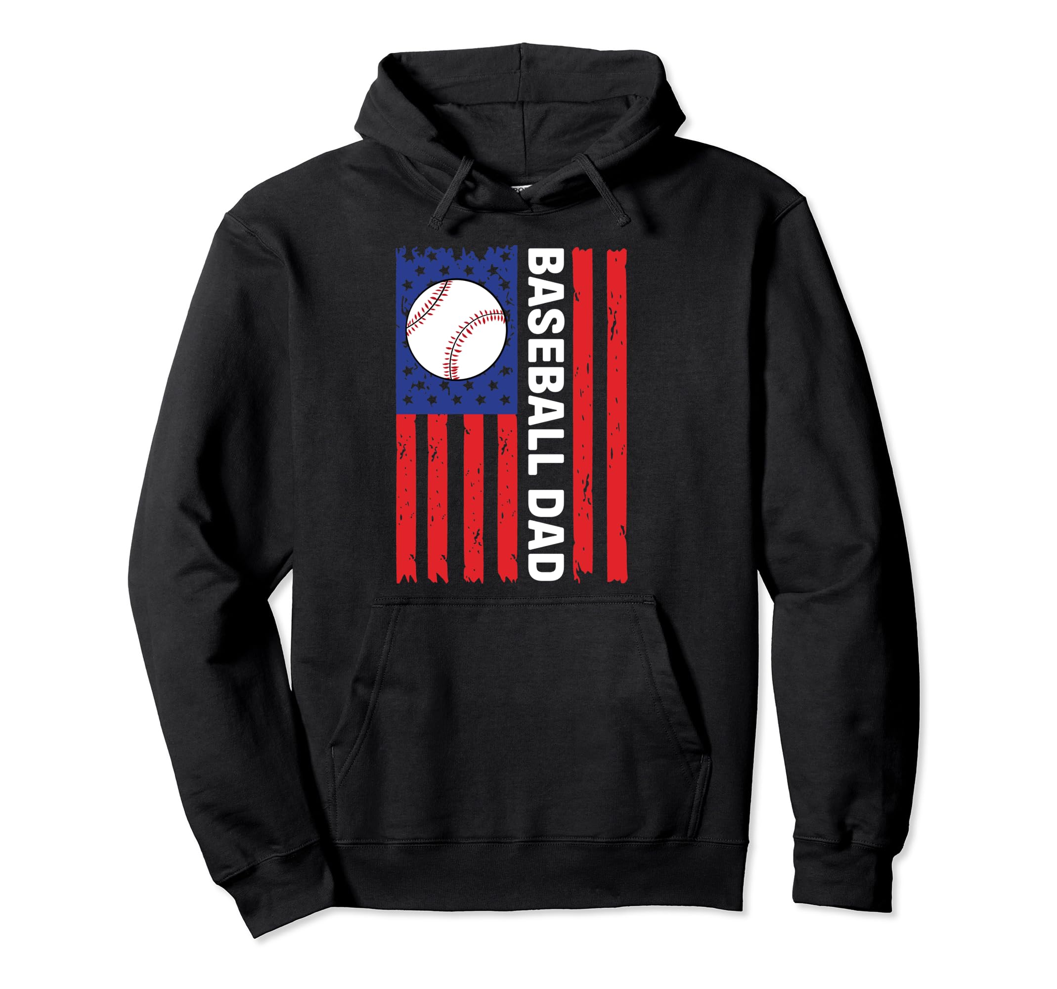 Funny Fathers Day Dad Flag Usa 4Th Hoodie - Custom Art Print for Adults - T-Shirt, Sweatshirt, Hoodie