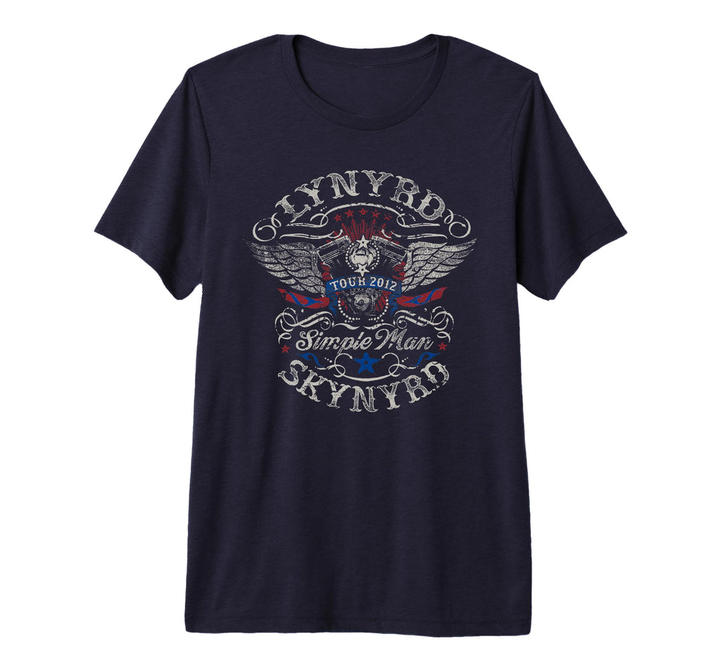 Lynyrd Skynyrd Tour 2012 Simple T-Shirt - Streetwear Style for Adults - T-Shirt, Sweatshirt, Hoodie
