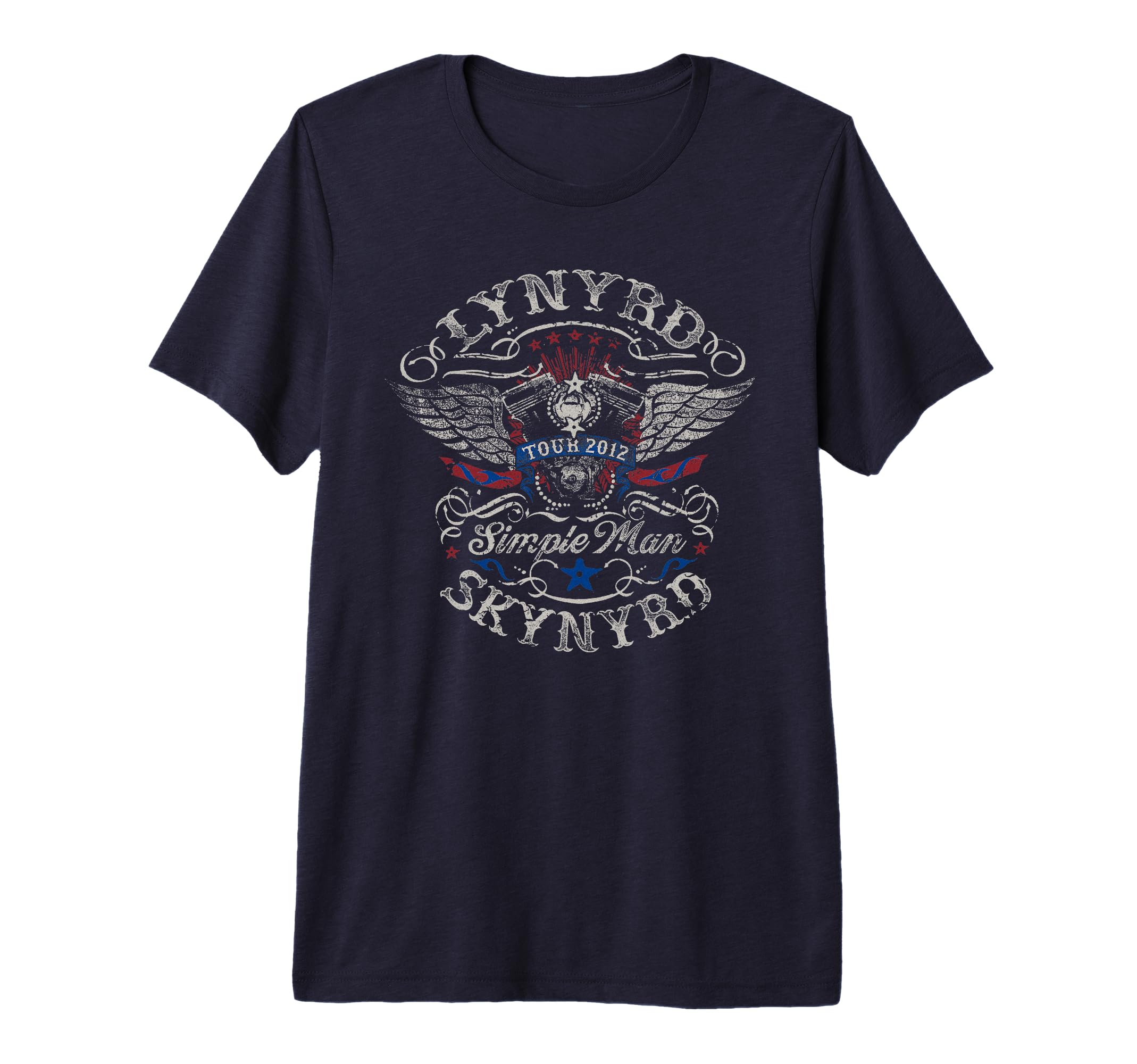 Lynyrd Skynyrd Tour 2012 Simple T-Shirt - Streetwear Style for Adults - T-Shirt, Sweatshirt, Hoodie
