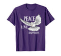 Peace Love And Happiness Dove Peace T-Shirt - Trendy Graphic for Adults - T-Shirt, Sweatshirt, Hoodie