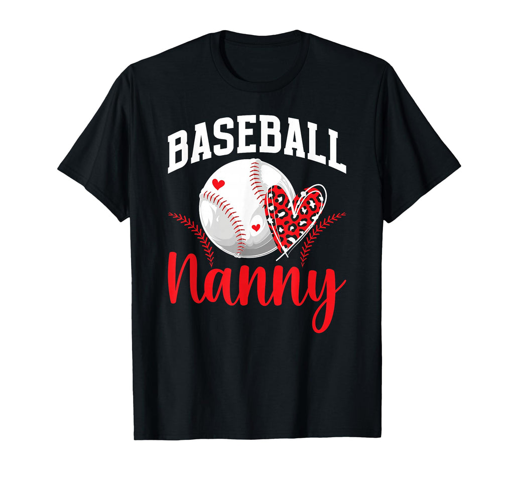 Baseball Nanny Proud Nanny Baseball T-Shirt - Novelty Apparel for Adults - T-Shirt, Sweatshirt, Hoodie