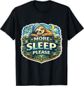 More Sleep Please Funny Sloth Sleeping PJ Merch - Adult & Kids T-Shirts, Sweatshirts & Hoodies apparel design preview 1