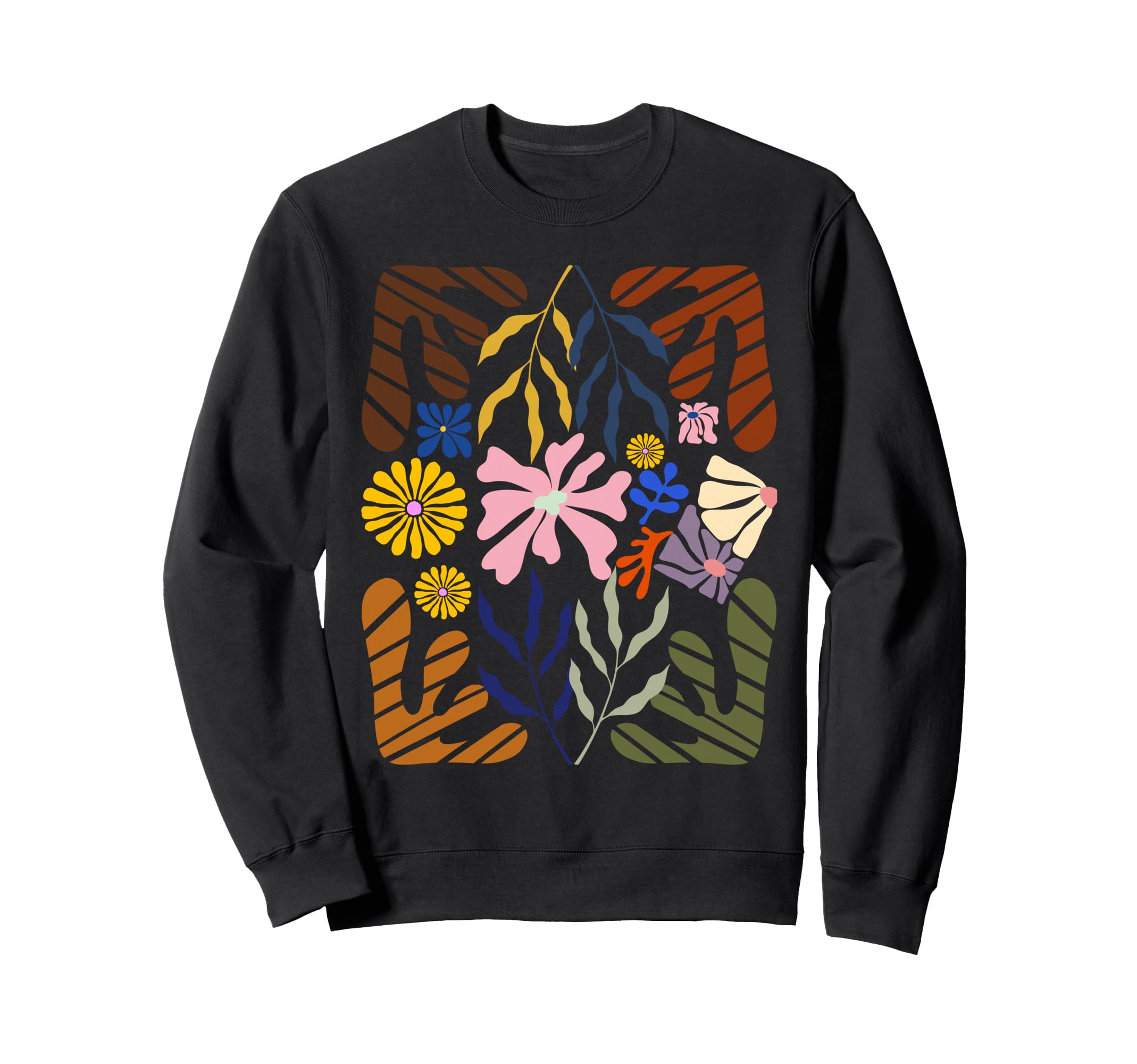 Colorful Wildflower Floral Sweatshirt - Unique Graphic for Adults - T-Shirt, Sweatshirt, Hoodie