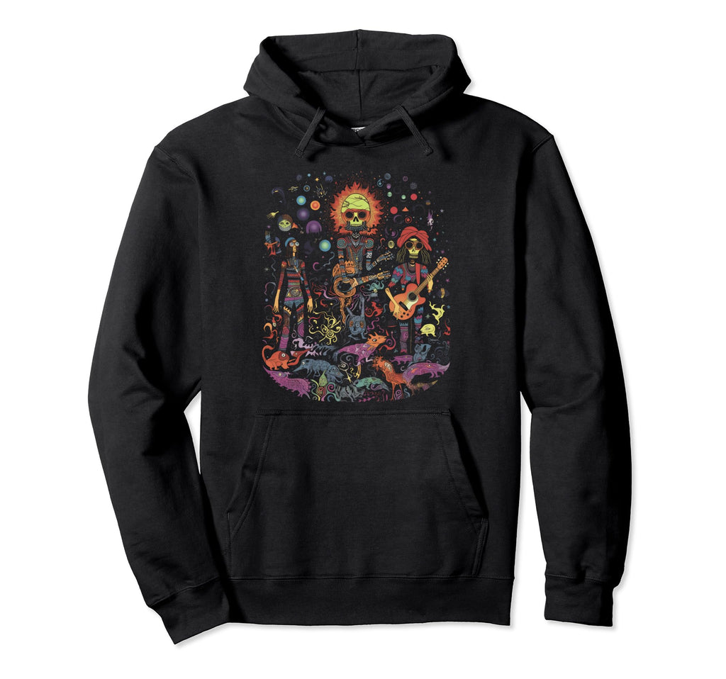 Hippie Boho 60S 70S Art 3 Hoodie - Custom Art Print for Adults - T-Shirt, Sweatshirt, Hoodie