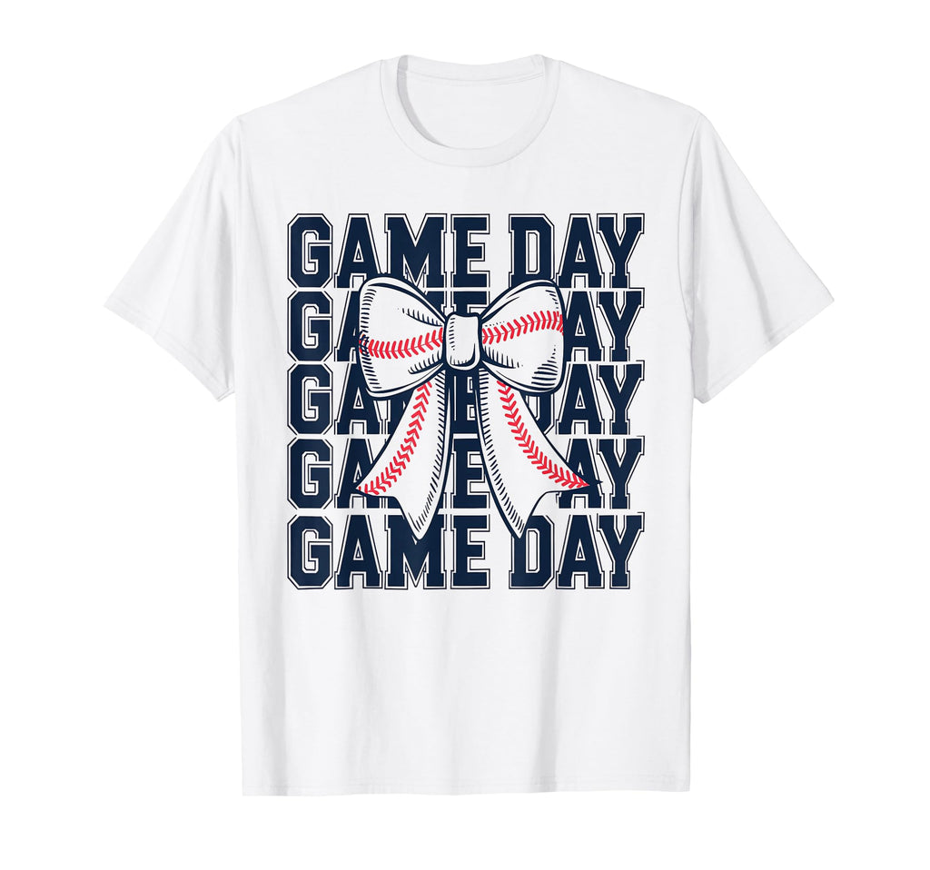 Game Day Baseball Mom Mother Baseball T-Shirt - Graphic Print Men Women - T-Shirt, Sweatshirt, Hoodie
