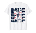 Game Day Baseball Mom Mother Baseball T-Shirt - Graphic Print Men Women - T-Shirt, Sweatshirt, Hoodie