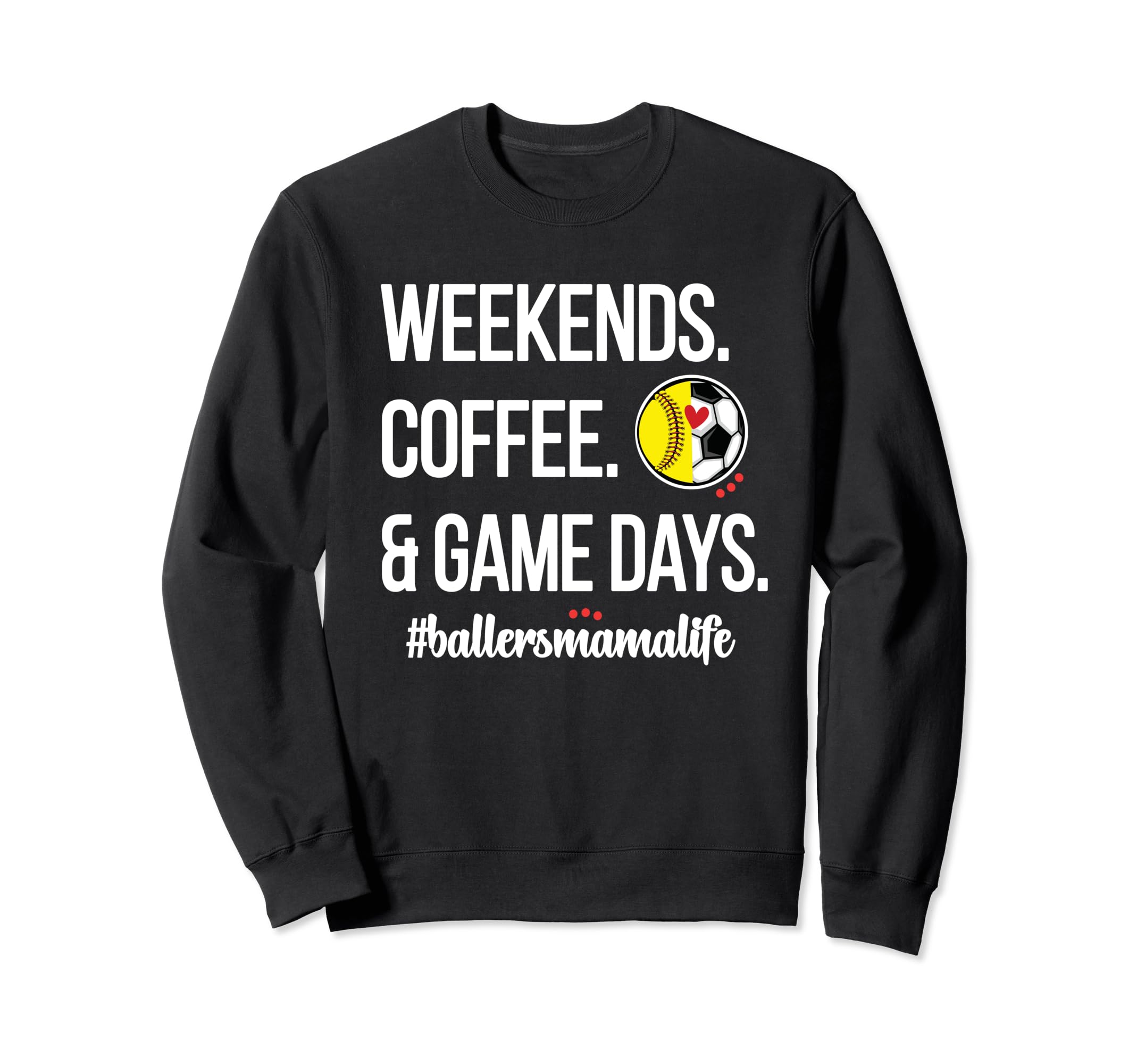 Softball Soccer Mom Game Day Sweatshirt - Aesthetic Graphic for Adults - T-Shirt, Sweatshirt, Hoodie