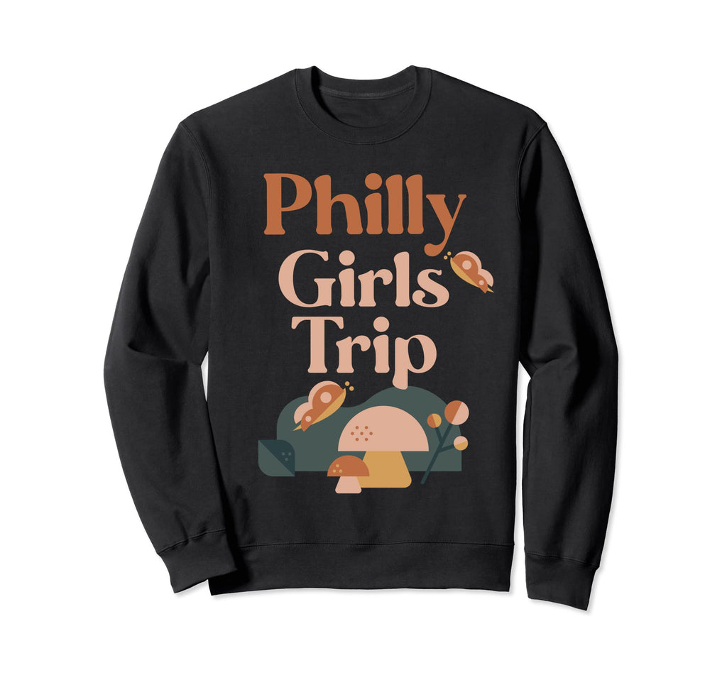 Philly Trip Matching Group Groovy Sweatshirt - Graphic Print for Adults - T-Shirt, Sweatshirt, Hoodie