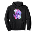 Pastel Goth Space Galaxy Axolotl Nu Goth Hoodie - Graphic Print Unisex - T-Shirt, Sweatshirt, Hoodie