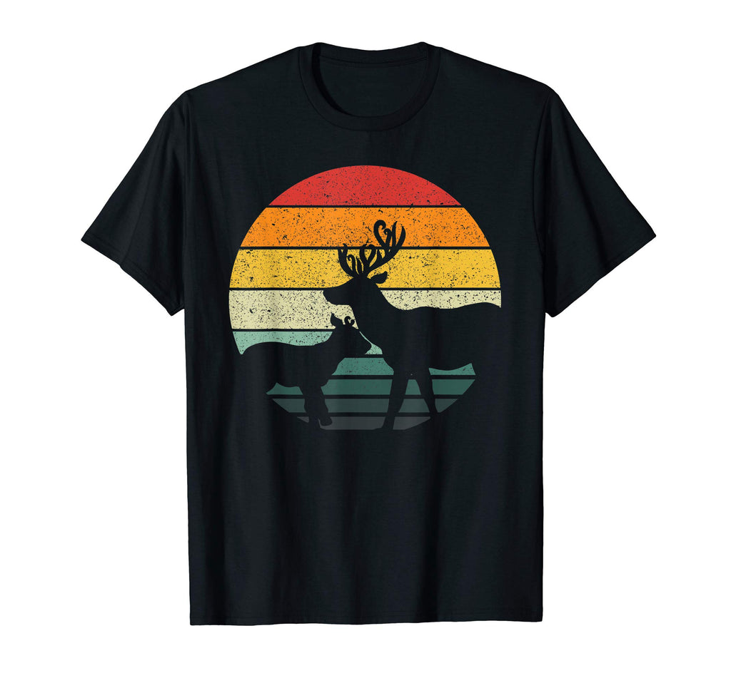 Deer Sunset Art T-Shirt - Graphic Print for Adults - T-Shirt, Sweatshirt, Hoodie