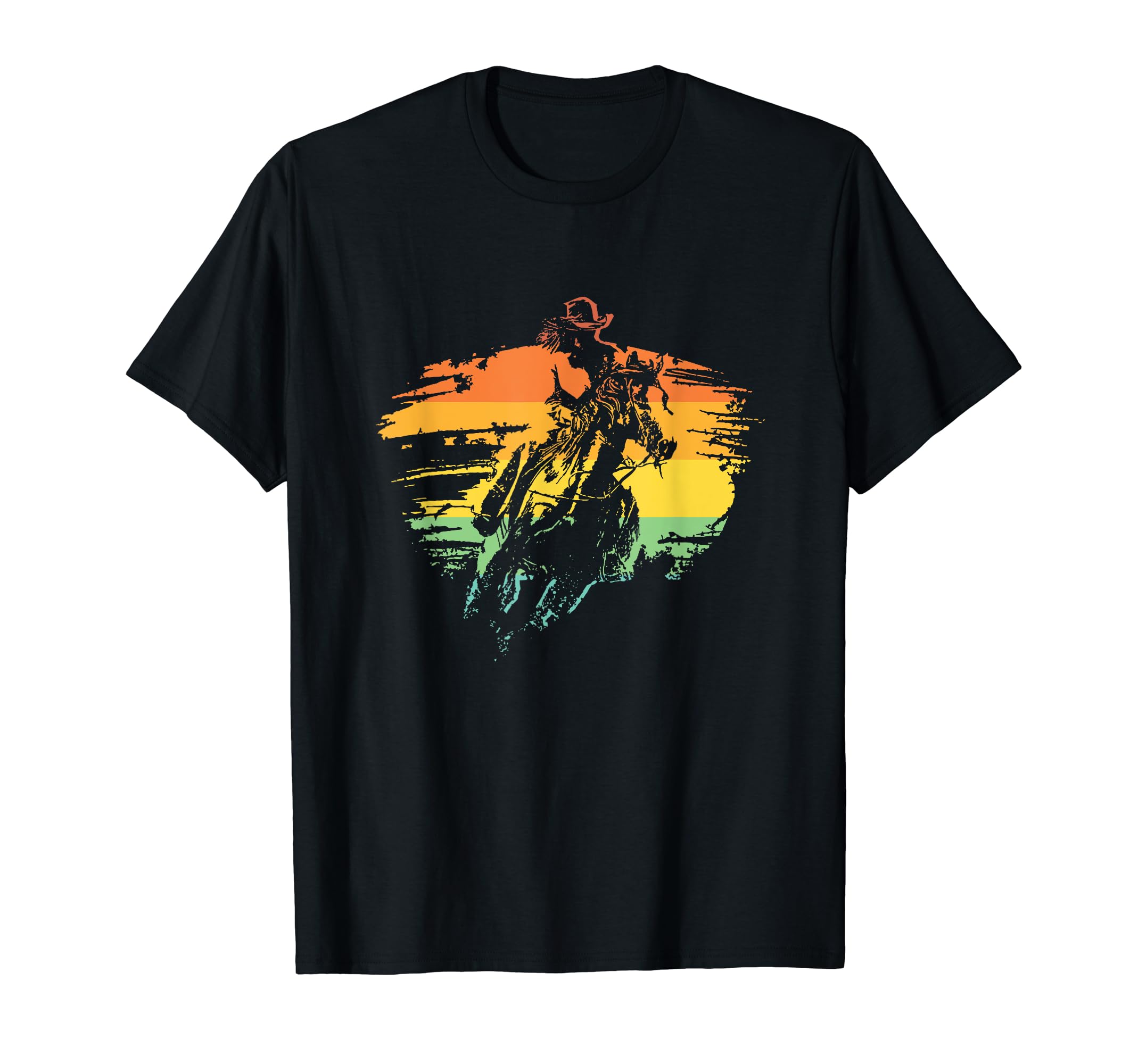 Bull American Riding Bucking Cowboy T-Shirt - Novelty Apparel Unisex - T-Shirt, Sweatshirt, Hoodie