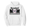 Baseball Mom Coquette Bow Mama Hoodie - Casual Everyday Wear for Adults - T-Shirt, Sweatshirt, Hoodie
