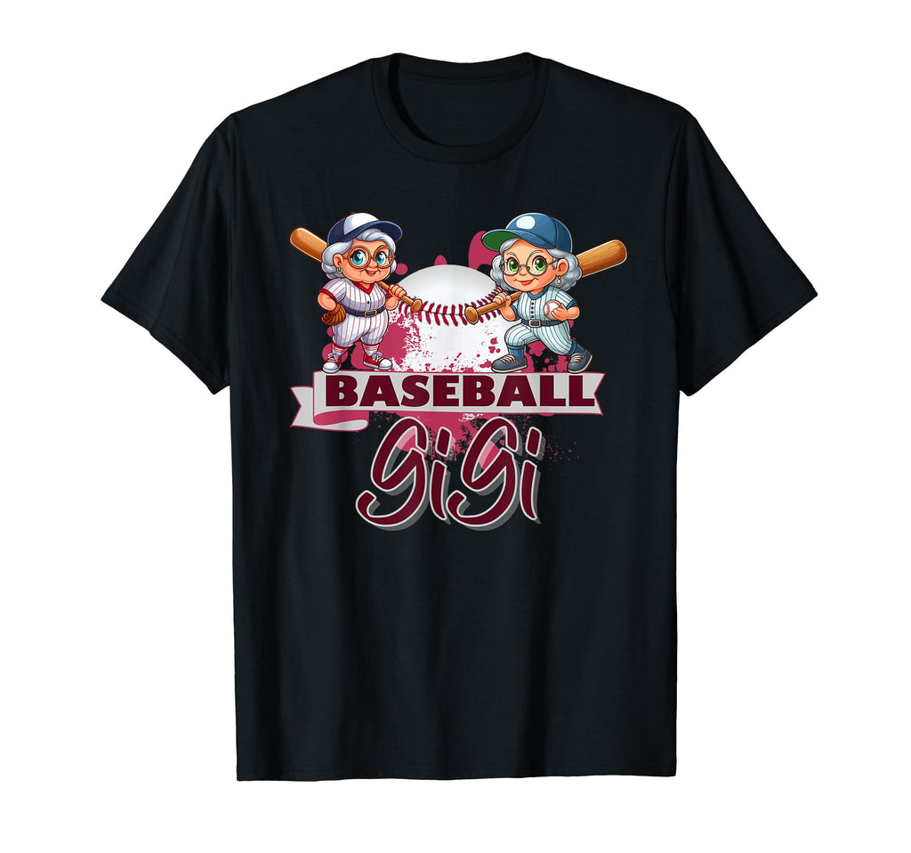 Baseball Gigi Mothers Day Baseball Mom T-Shirt - Graphic Print Unisex - T-Shirt, Sweatshirt, Hoodie