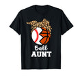 Ball Aunt Funny Baseball Basketball T-Shirt - Minimalist Print for Adults - T-Shirt, Sweatshirt, Hoodie