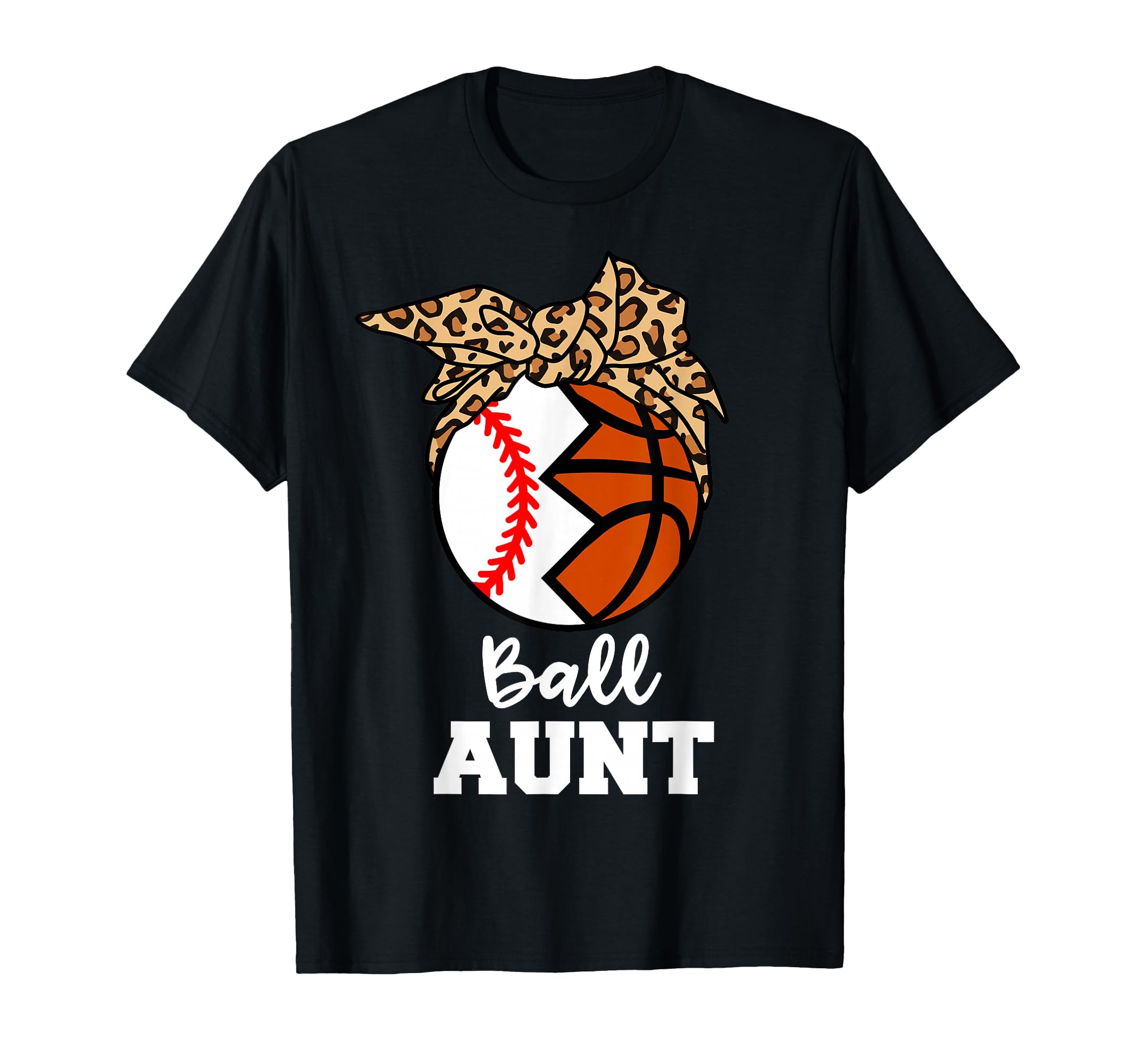 Ball Aunt Funny Baseball Basketball T-Shirt - Minimalist Print for Adults - T-Shirt, Sweatshirt, Hoodie
