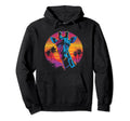 Giraffe Vaporwave Aesthetic Synthwave Hoodie - Trendy Graphic Men Women - T-Shirt, Sweatshirt, Hoodie