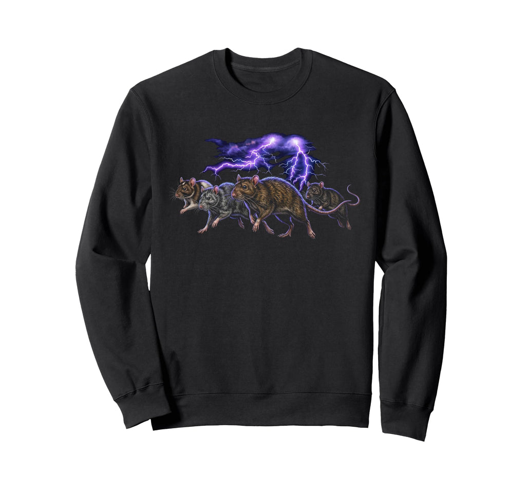 Rat 90S Funny Rat Animal Lover 80S Sweatshirt - Trendy Graphic Unisex - T-Shirt, Sweatshirt, Hoodie