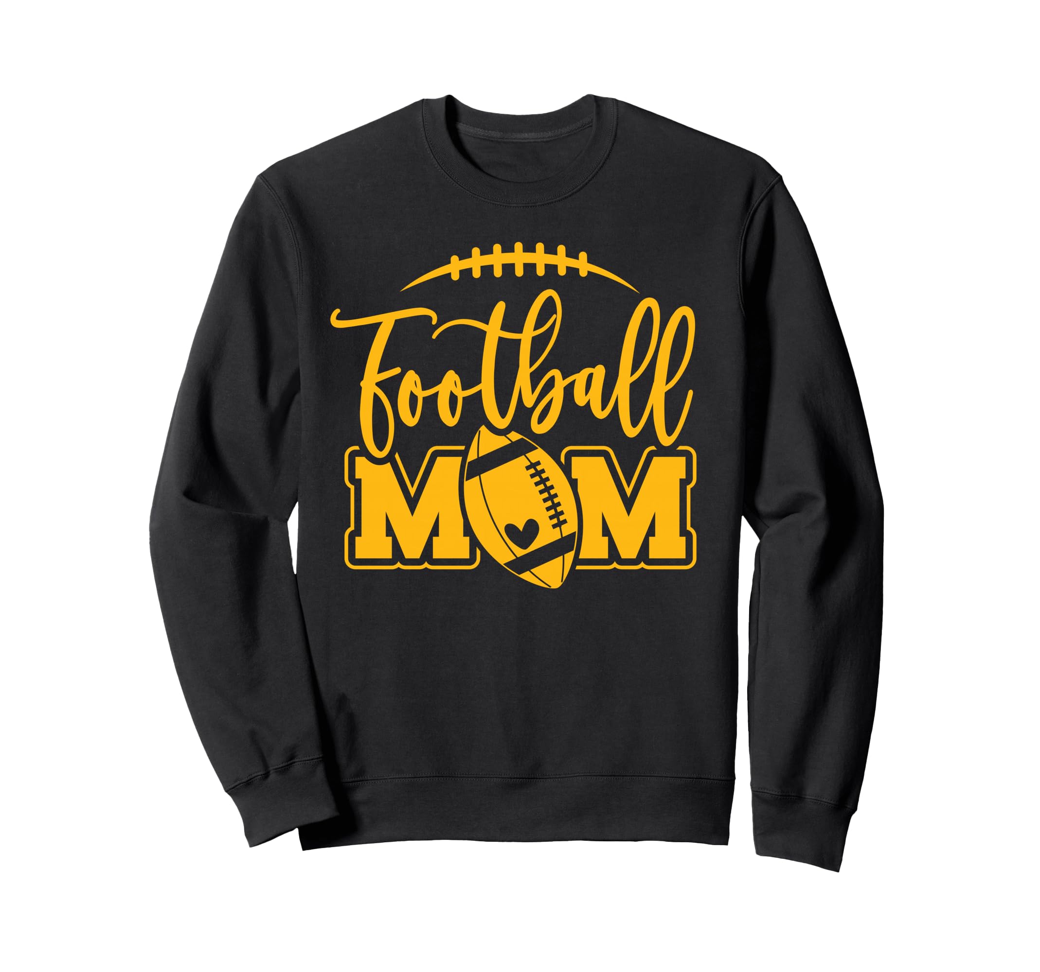 Game Day Black Yellow High School Sweatshirt - Aesthetic Graphic Unisex - T-Shirt, Sweatshirt, Hoodie