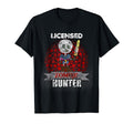 Licensed Zombie Hunter Skeleton T-Shirt - Aesthetic Graphic Men Women - T-Shirt, Sweatshirt, Hoodie