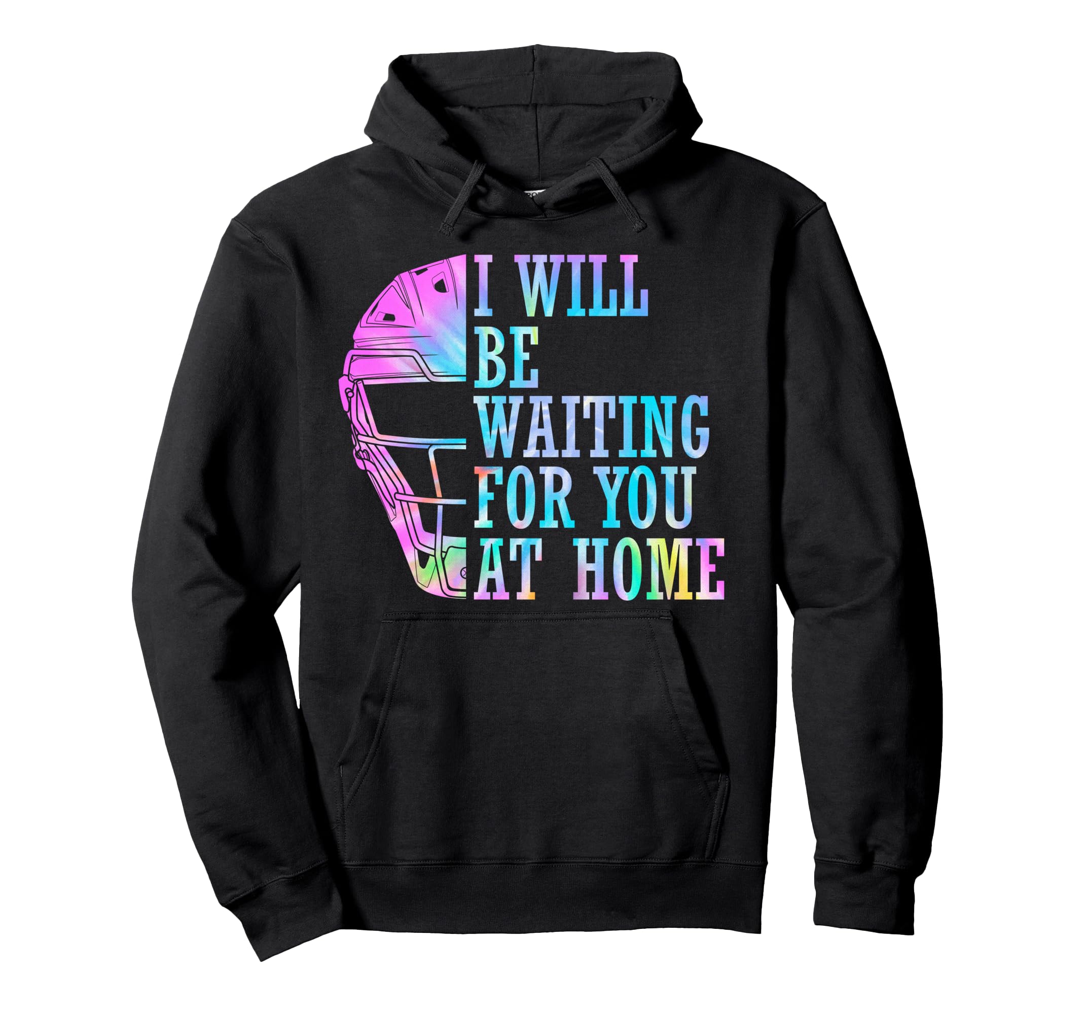 I Will Be Waiting You Home Softball Hoodie - Minimalist Print for Adults - T-Shirt, Sweatshirt, Hoodie