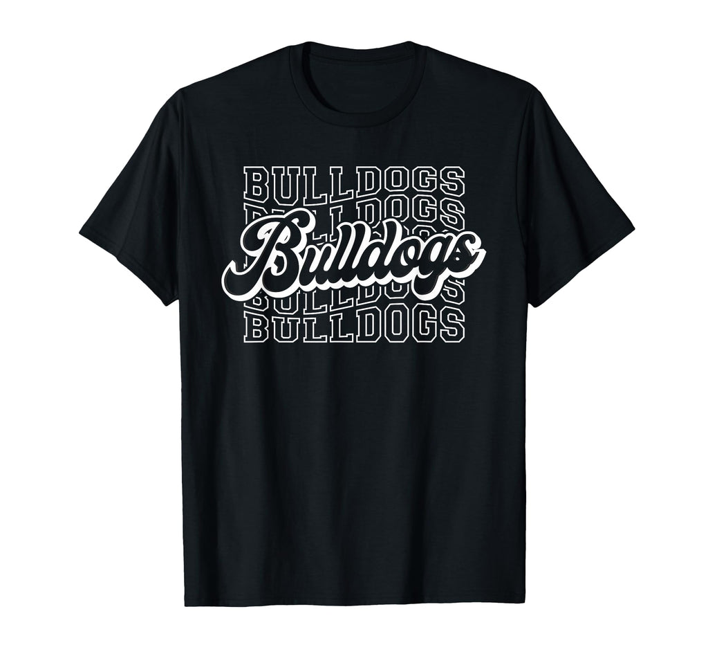 Bulldogs Sports Mascot Bulldogs T-Shirt - Aesthetic Graphic for Adults - T-Shirt, Sweatshirt, Hoodie