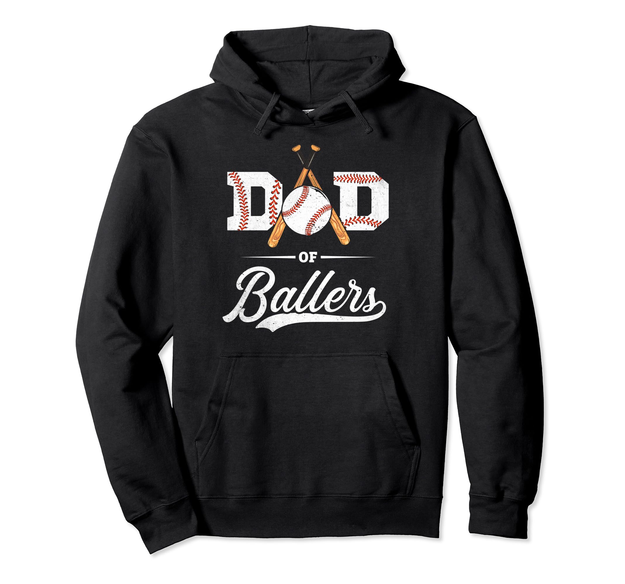Dad Ballers Dad Baseball Players Proud Hoodie - Streetwear Style Unisex - T-Shirt, Sweatshirt, Hoodie