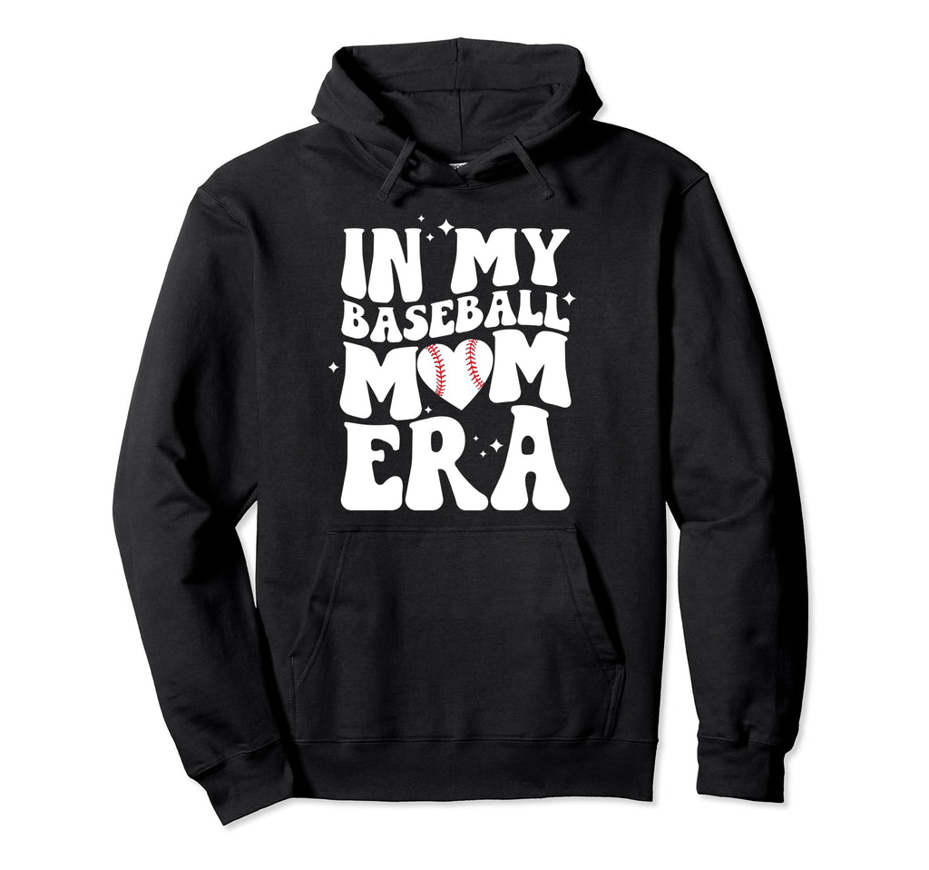 Groovy My Baseball Mom Era Mothers Day Hoodie - Custom Art Print for Adults - T-Shirt, Sweatshirt, Hoodie