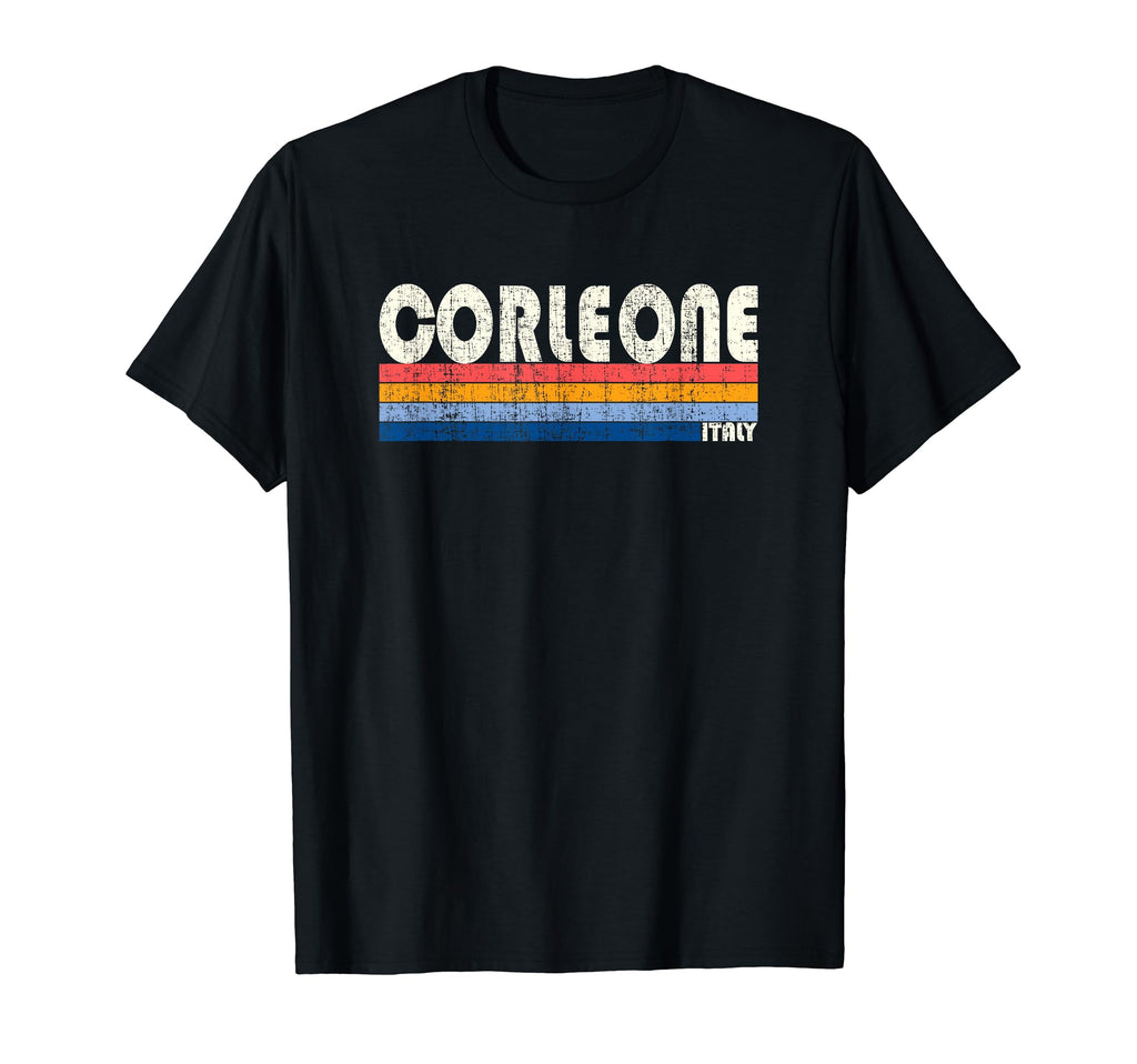 Corleone Italy 70S 80S T-Shirt - Unique Graphic for Adults - T-Shirt, Sweatshirt, Hoodie
