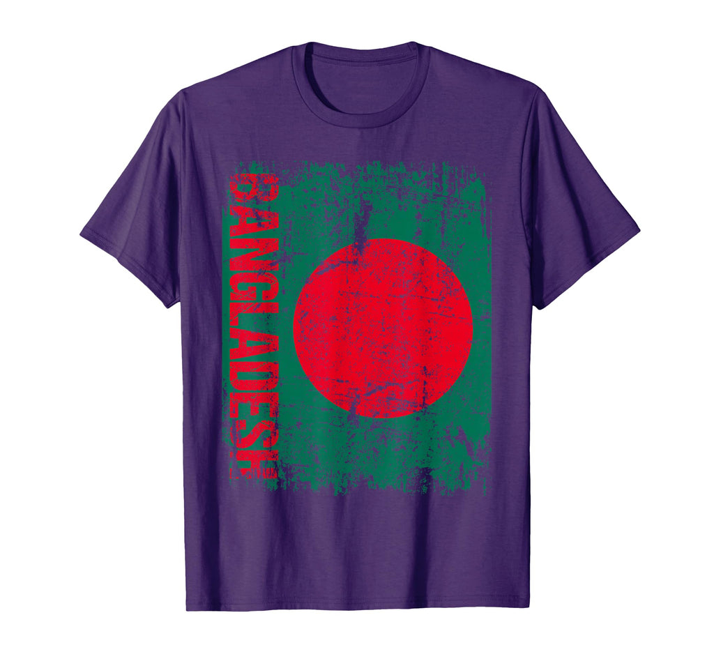 Bangladesh Flag Distressed Bangladesh T-Shirt - Custom Art Print for Adults - T-Shirt, Sweatshirt, Hoodie