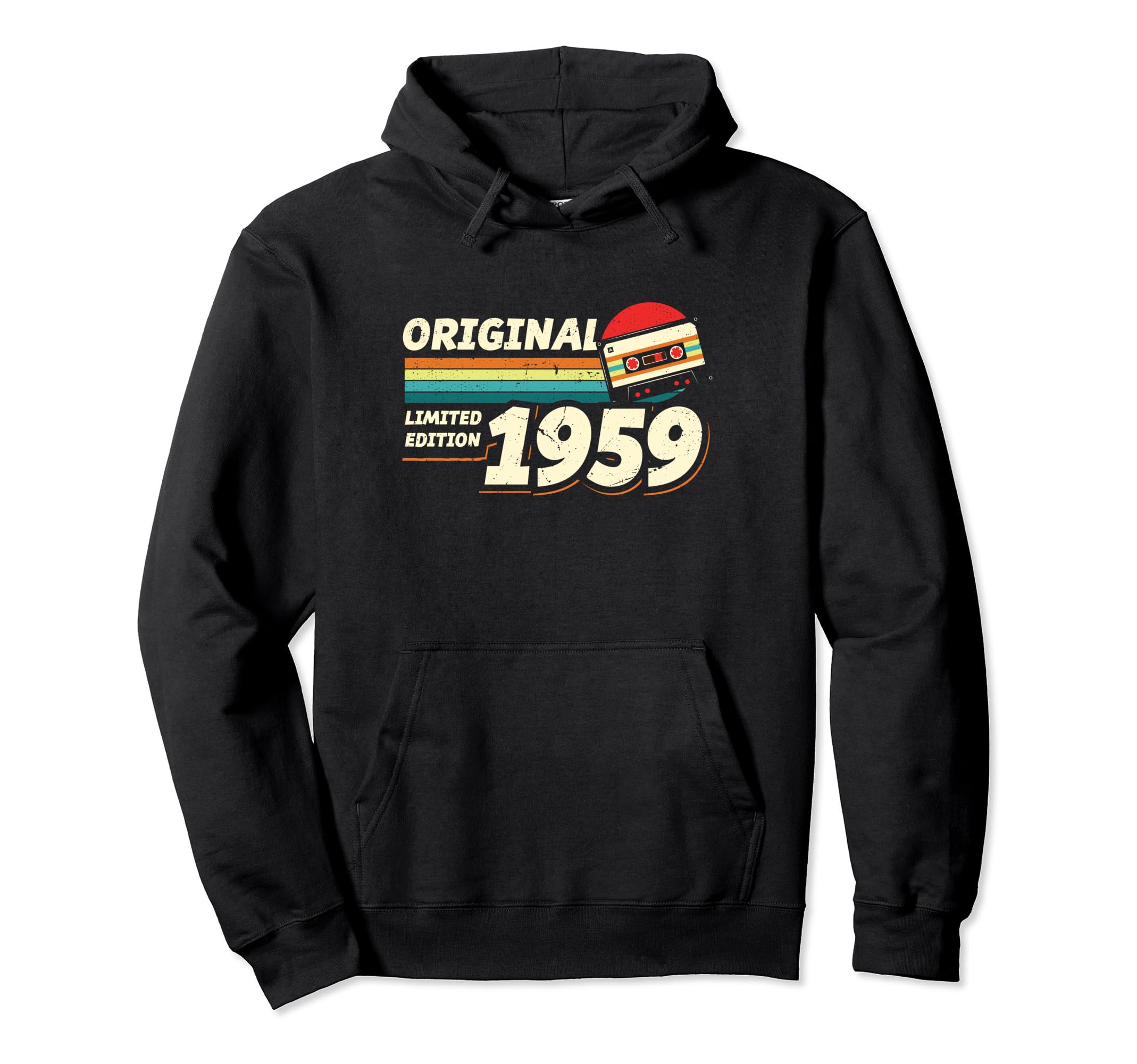1959 Cassette Tape 65Th Birthday Hoodie - Streetwear Style for Adults - T-Shirt, Sweatshirt, Hoodie