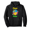 Flower Power Groovy Chick 70S 60S Hoodie - Casual Everyday Wear Unisex - T-Shirt, Sweatshirt, Hoodie