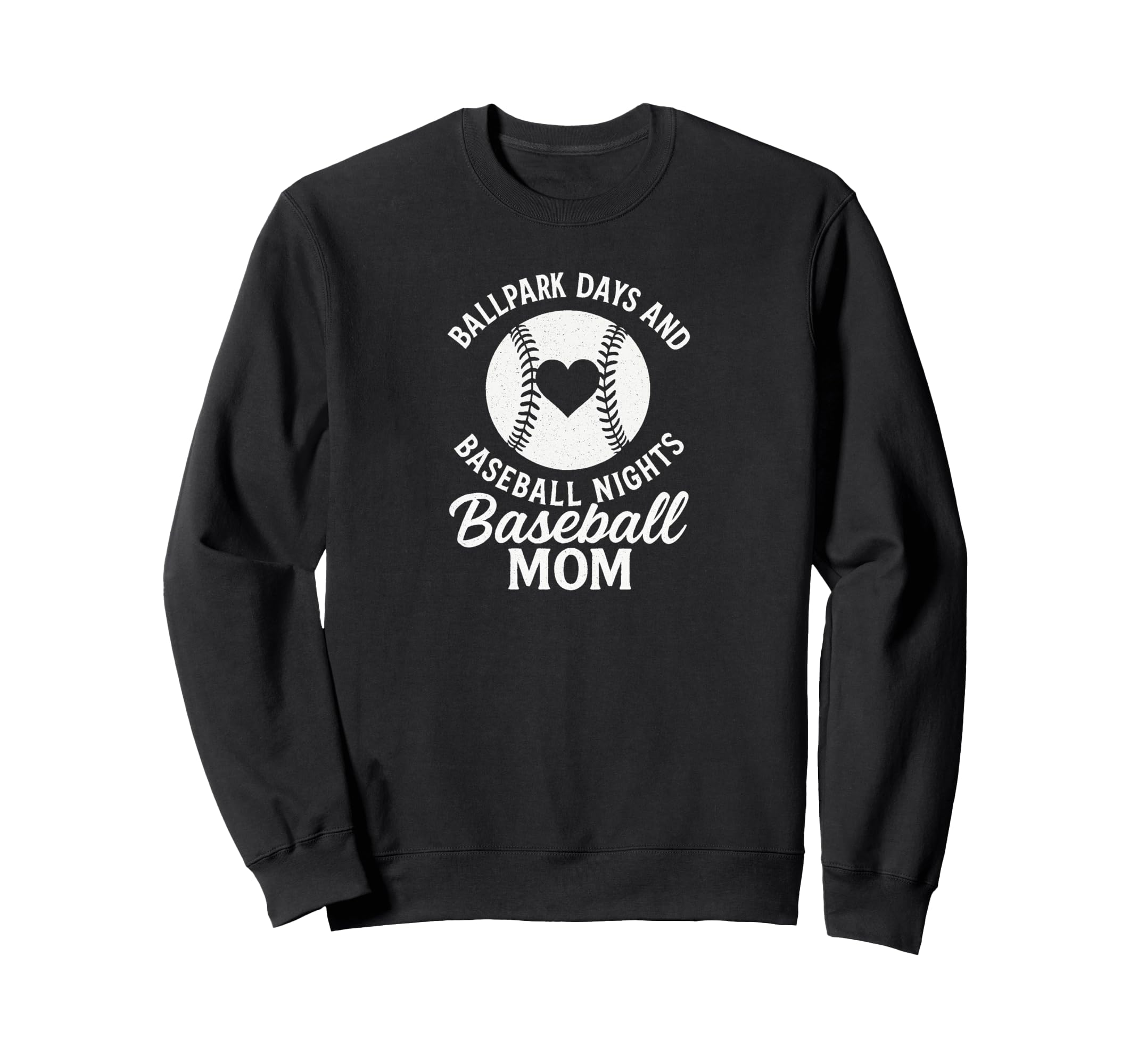 Ballpark Days And Baseball Nights Sweatshirt - Minimalist Print Men Women - T-Shirt, Sweatshirt, Hoodie