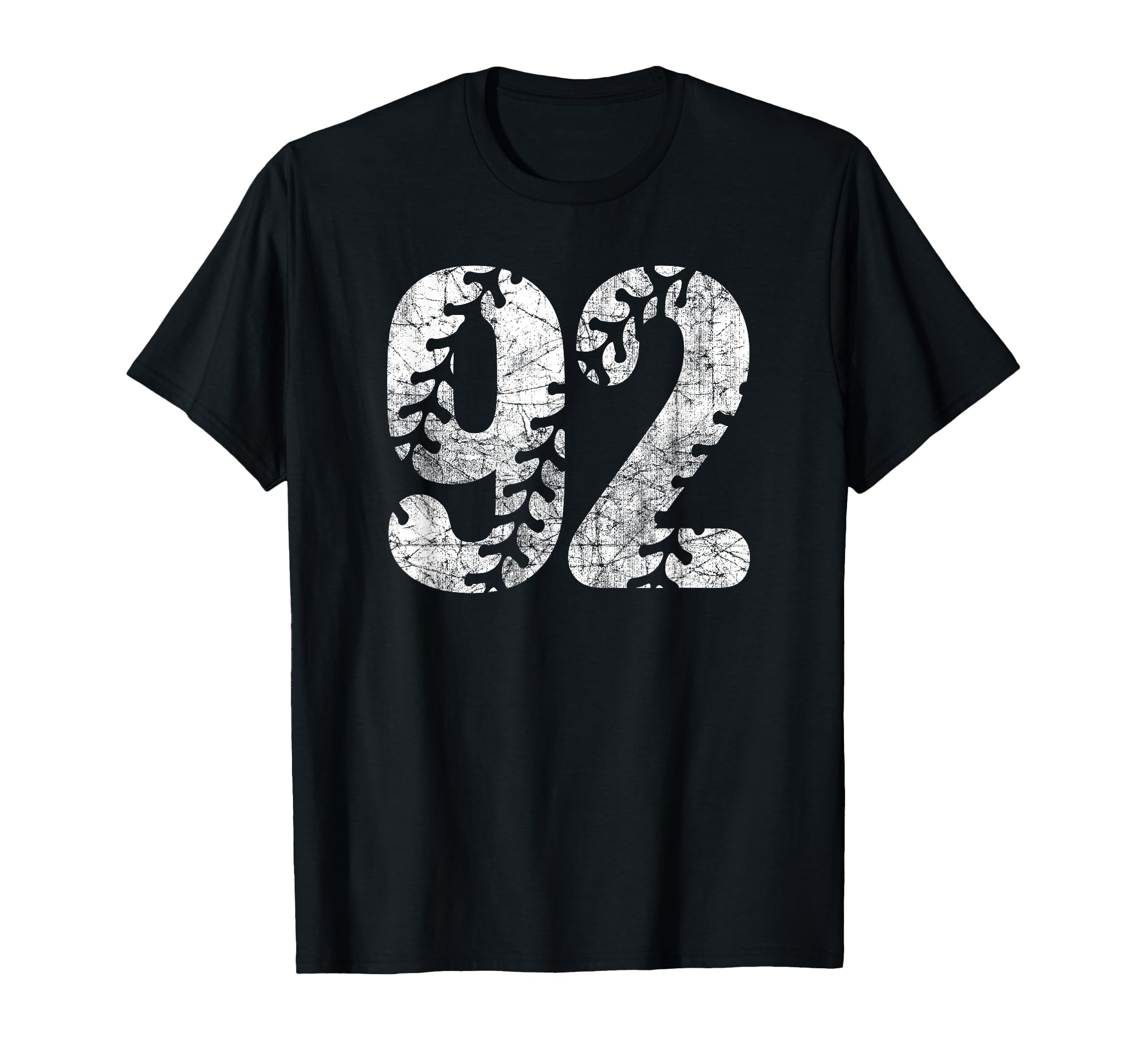 Baseball Softball Mom 92 Number 92 T-Shirt - Custom Art Print for Adults - T-Shirt, Sweatshirt, Hoodie