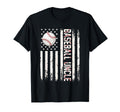Baseball Uncle Usa American Flag T-Shirt - Custom Art Print Men Women - T-Shirt, Sweatshirt, Hoodie