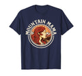 Groovy Mountain Mama Hippie 60S T-Shirt - Trendy Graphic Unisex - T-Shirt, Sweatshirt, Hoodie
