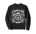 Camera Snapshot Capture Moment Sweatshirt - Custom Art Print Unisex - T-Shirt, Sweatshirt, Hoodie