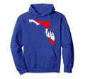 Spearfishing Freediving Florida Dive Flag Hoodie - Novelty Apparel Unisex - T-Shirt, Sweatshirt, Hoodie