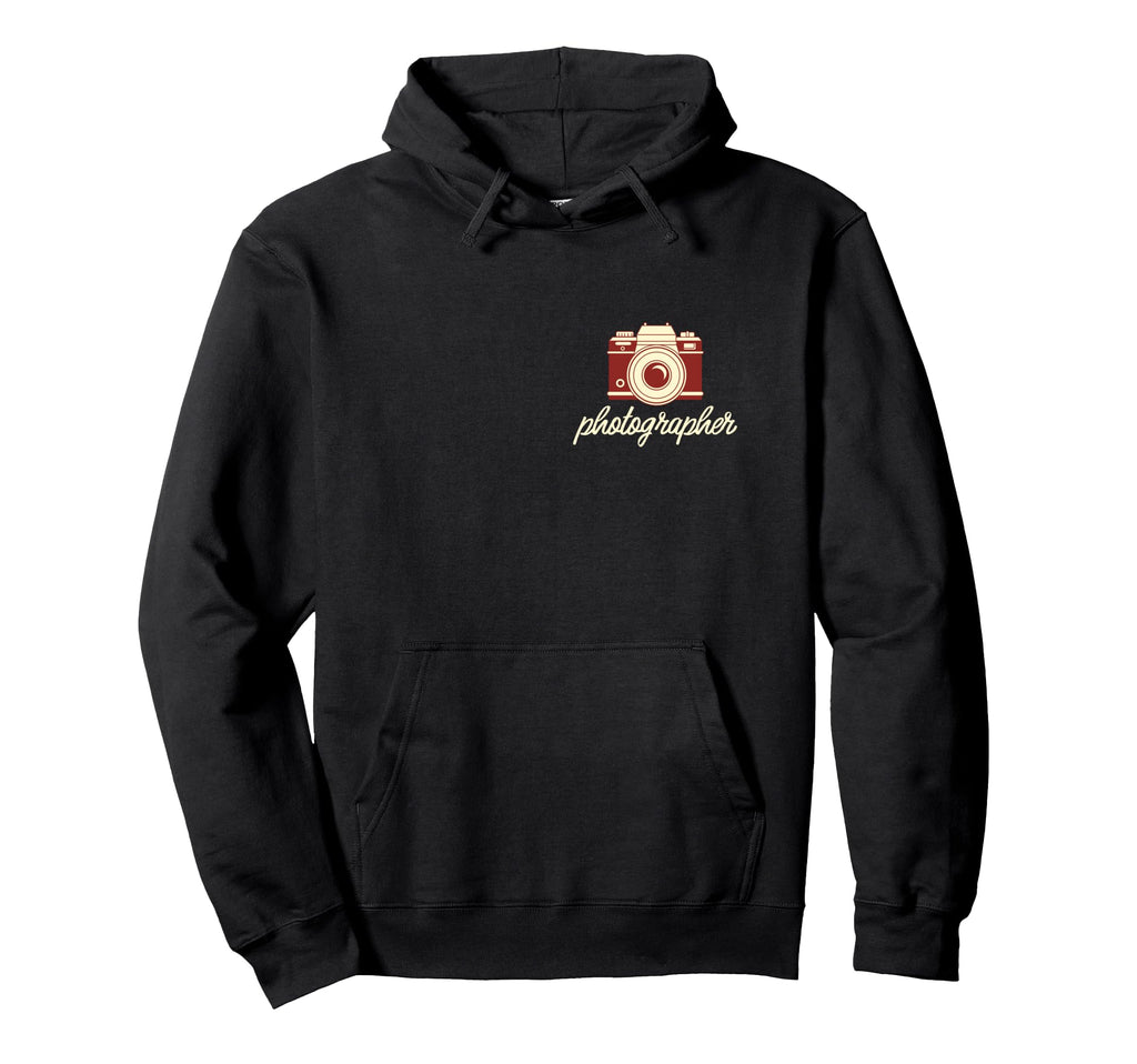 Photographer Camera Pocket Cameraman Hoodie - Graphic Print Unisex - T-Shirt, Sweatshirt, Hoodie