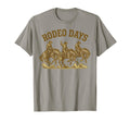 Rodeo Days Cowboys Riding Western Art T-Shirt - Graphic Print Unisex - T-Shirt, Sweatshirt, Hoodie