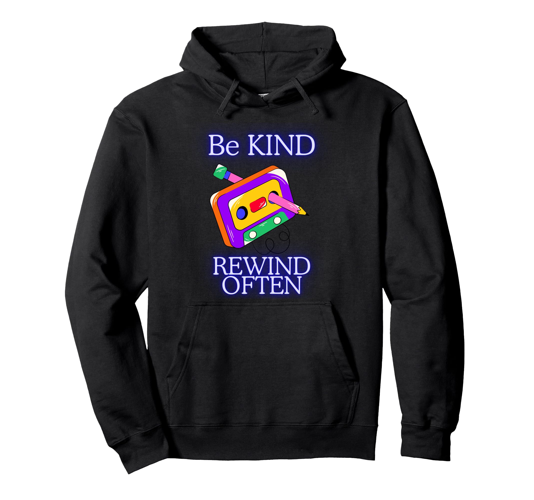 Be Kind Rewind Often Cassette Tape 80S Hoodie - Novelty Apparel for Adults - T-Shirt, Sweatshirt, Hoodie