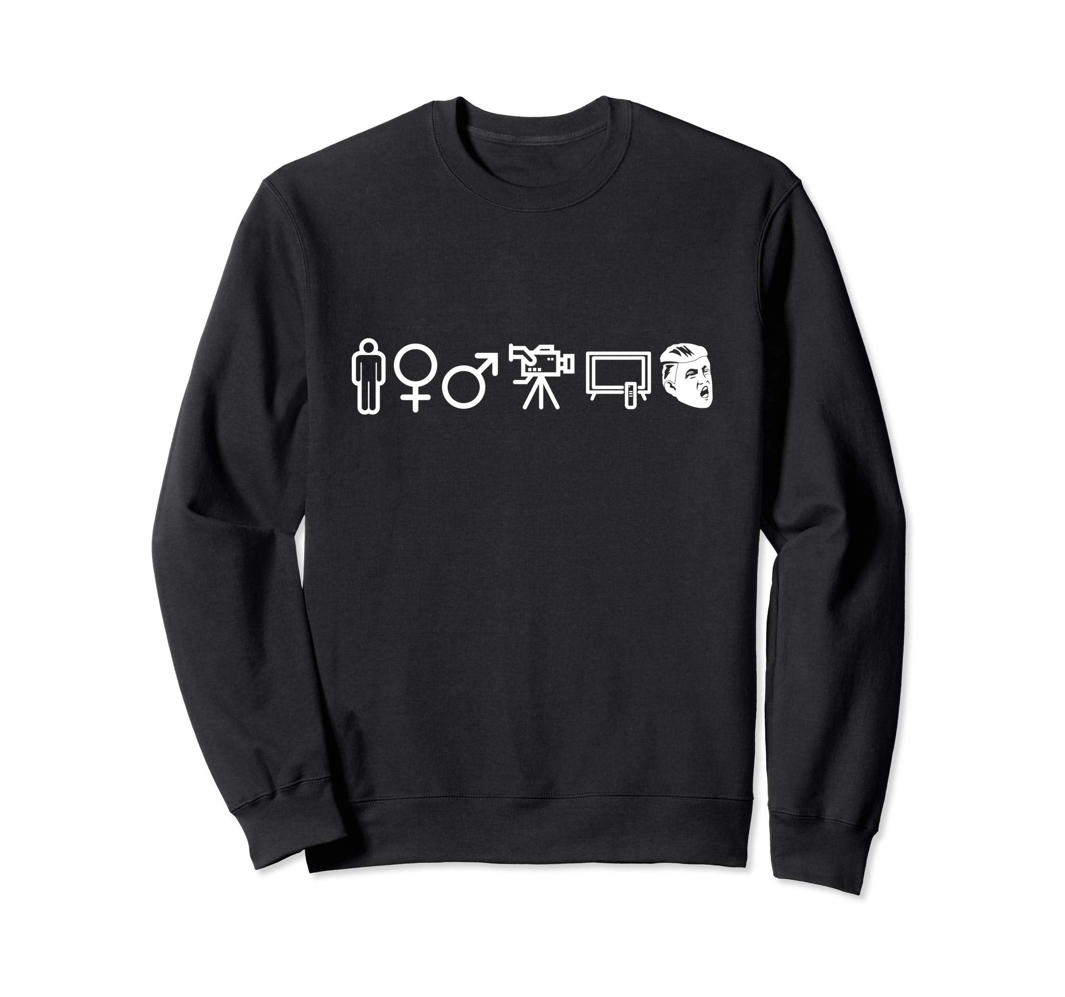 Person Camera Tv Trump Sweatshirt - Fun Novelty Design Unisex - T-Shirt, Sweatshirt, Hoodie